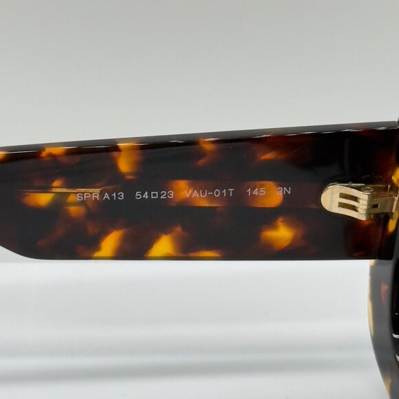 Prada Sunglasses SPR A1 3RD VAU-01T Honey Brown Tortoise Chunky Oval ** READ** - Picture 9 of 13